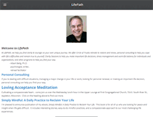 Tablet Screenshot of lifepathgroup.org